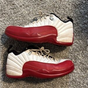 Jordan 12 low cherry red golf shoes men’s size 7